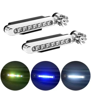 Car Headlight Wind Energy Lamp Decorative Exterior RGB LED Ambient Light Bar for Car