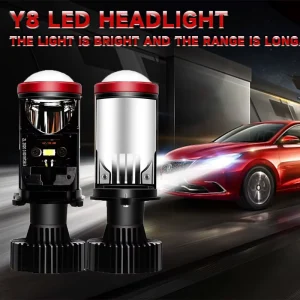 Car Headlights H4 Far and Near Integrated Dual Lens Ultra Bright Headlights Refitted Automobile Led Headlights