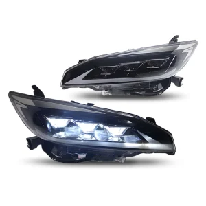 Car Headlights Headlight Assembly LED Daily Running Light Lens Headlights for Toyota WISH