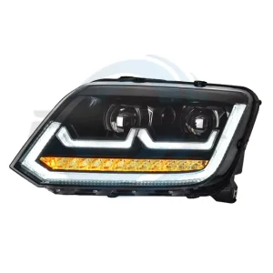 Car Headlights Retrofitted Headlight LED Daytime Running Lights for Volkswagen Amarok