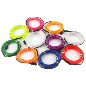 Car Interior Decorative Lamps Strips Atmosphere Lamp Cold Light Dashboard Console Auto LED Ambient Lights 1 2 3 4 5M