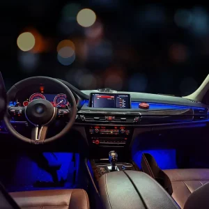Car Interior LED Strip Light Decoration RGB Ambient Lighting for BMW X5 X6 F15 F16 F85 F86