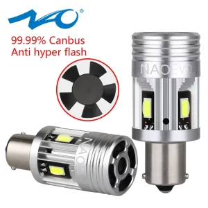 Car Interior Light High Power P21W LED BA15S CANBUS No Error All in One Amber PY21W BAU15S 7507 Turn Signal Lamp