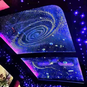 Car Interior Lighting Sky Star Panoramic Sunroof Film Auto Atmosphere Lamp for Ceiling Roof Modification Vehicle Decorative Lamp