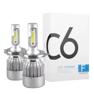 Car Kit LED H7 6500K 6000mm H1 H4 H11 9005 9006 H13 Car LED Headlight 40W H4 Bulb High Brightness Light