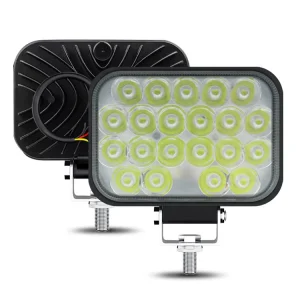 Car LED Bar Worklight 3 Inch 63W Work Light Square 12V 24V Auto Light Fog Lamp LED Tractor Spotlight Waterproof for Truck