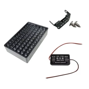Car LED Brake Light 12V Red Rectangle Style Tail Light Strobe Parking Warning Light Anti collision Lamp