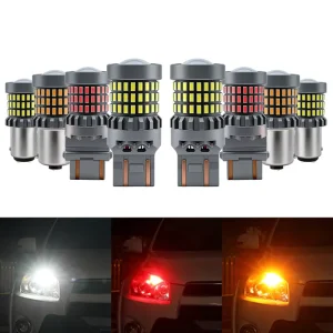 Car LED Brake Light 3014 69SMD 1156 1157 3157 7443 Turn Signal and Reverse Light 10W Gun Color
