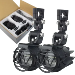 Car LED Fog Light 40W Motorcycle LED Spotlight 6000LM Truck Auxiliary Light