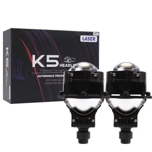 Car LED Headlight Bulbs Dual Beam Projector Lenses Ultra Bright Focused Beam Tangent Cutoff Non Destructive Upgrade 60W 24V