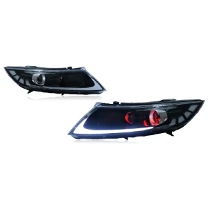 Car LED Headlight Lens Devil Eye Daytime Running Light for KIA K5 92101 2T020 92102 2T020