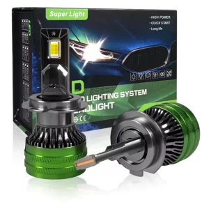 Car LED Headlights H7 H4 H11 H1 9005 9006 High Power High Speed Fan Headlights 6000K 4300K 3000K