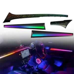 Car LED Interior Light for toyota Hilux Models LHD RHD Dynamic Symphony 64 color Ambient Lighting 12V