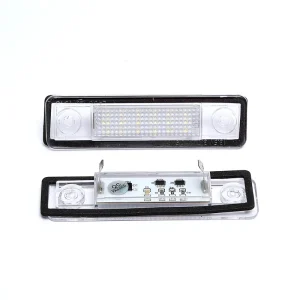 Car LED License Plate Light License Tag Lights Car License Number Plate Lamps for Vauxhall Opel Corsa C D Astra H Insignia
