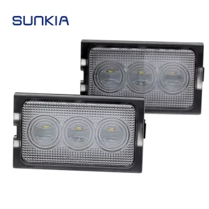 Car LED License Plate Number Light For Land Rover Discovery Freelander Rang Rover Sport Built in Canbus Controller