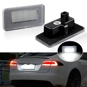 Car LED License Plate Number Light for Model X for Tesla Model S with Built-in Canbus Controller