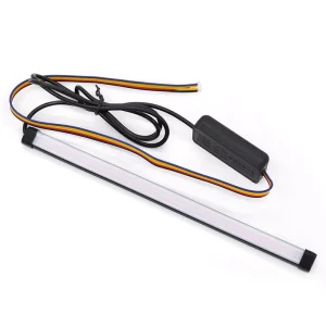 Car LED Light 60 CM Tail Box Light Flowing Lamp Explosive Flashing Turn Signal Lamp LED License Plate Light Strips