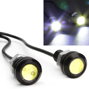 Car LED Light COB Eagle Light Fog Lamp 3W 1.5W 12V Red White Amber Ice Blue Green Luces LED Auto Eagle DRL Light Fog Lamps