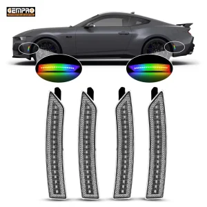 Car LED Light for Ford Mustang S650 Gen7 RGB LED Fender Side Markers