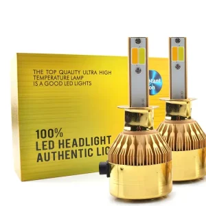 Car LED Lights Replace Halogen Xenon Lamp H1 H3 880 HB3 9006 H11 6500LM C6 H7 H4 LED Headlight Upgrade LED Bulbs