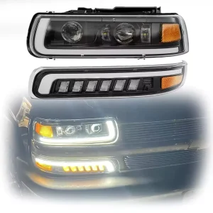 Car LED Lights for 00-06 Chevrolet Suburban 1500 2500 LED Headlight Kit for Chevrolet Silverado 1500 Accessories