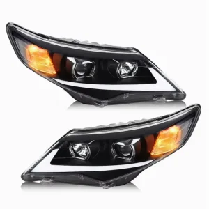 Car LED Modified Headlights Assembly Daytime Running Braking Turn Signal for Toyota Camry Head Lamp Upgrade