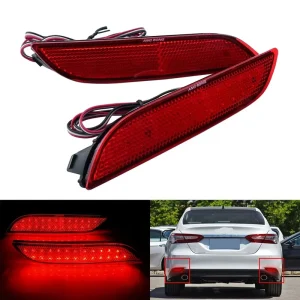 Car LED Rear Bumper Reflector Light Lamp for Toyota Camry W Tail Brake Stop Lights