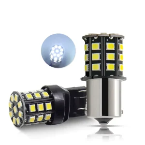 Car LED Reverse Light Auto Brake Light T20 7440 7443 T20 W21W 2835 33SMD LED Rear Turn Signal Bulb Parking Fog Lamp DC12V
