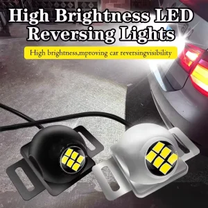 Car LED Reverse Light External Modification Bulb Universal Auxiliary Light License Plate Light High Brightness Tail Light