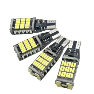 Car LED Reversing Light T15 4014 45SMD Decoding High Brightness Turn Signal Small Light 12V 6500K LED Reversing Light