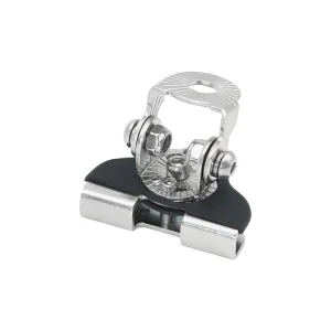 Car LED Spotlight Bracket Aluminum Black Silver Fixed Headlight Extension Base Long Strip Light Hood Door Clip Card Edge