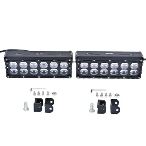 Car LED Spotlights 12-50V 120W Aluminum Yellow White Red Offroad Work Light for Retrofit Upgrade