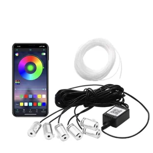 Car LED Strip Lights APP RGB LED Car Interior Light Auto Atmosphere Decoration Ambient Lamp Accessories