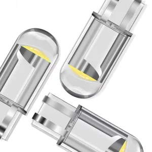 Car LED T10 W5W Canbus Glass COB 6000K Reading Dome Lamp Marker Wedge License Plate Light Bulb 168 194 192 DC 12V White