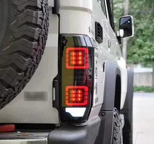 Car LED Tail Lights Rear Lamp Brake Reverse Turn Signal Taillight for Toyota Land Cruiser LC76 07-24