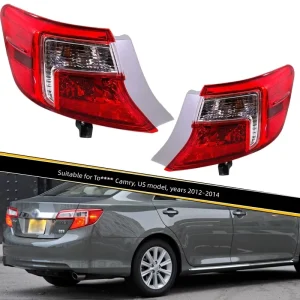 Car LED Taillight Semi Assembly Reverse Light OE 81550-06470 for Camry US Version Rear Tail Lamp