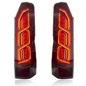 Car LED Taillights for Toyota Hiace 200 Hiace 300 Water Running Light H200 H300 All New Commuter