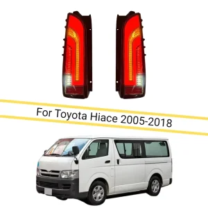 Car LED Taillights for Toyota Hiace 200 Series Rear Tail Lamp Upgrade Taillamps Accessories