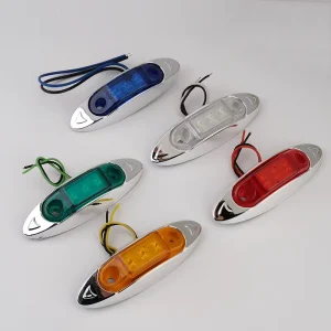 Car LED Truck Side Marker Light Clearance Light Red Marker Trailer Lights