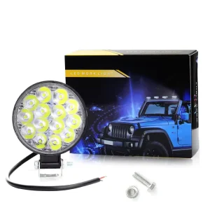Car LED Work Light Mini Round 3 Inch 42W Engineering Auxiliary Lights Modified Work Lamp for Off Road Luz De Trabajo Led