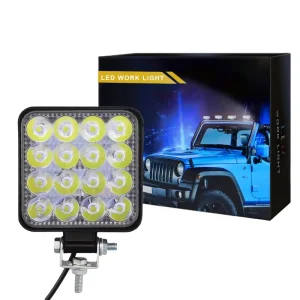 Car LED Work Light Mini Square 48W 16 Light