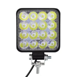 Car LED Work Light Mini Square 48W Engineering Auxiliary Lights Modified Work Lamp for Off Road 3 Inch