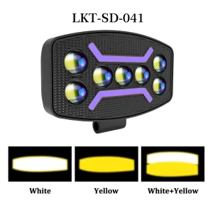 Car LED Work Lights Fog Driving Spot Light 12V 24V 50W Auxiliary Work Light for Offroad Vehicles Yacht Motorcycle Auto Lighting