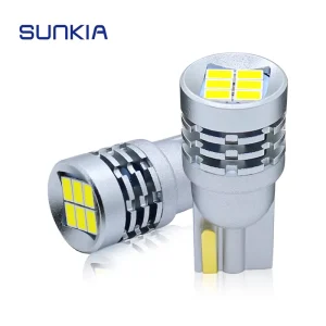 Car Lamp Emc Instrument License Plate Lamp T10 Width Lamp LED 3020 6SMD W5W Decoding Profile Small Light Wide Pressure