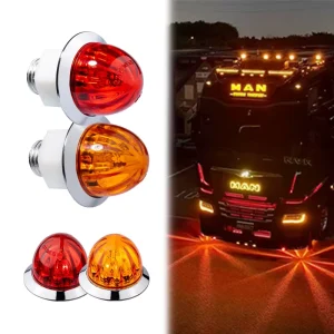 Car Lamp Truck Decorative Mini Watermelon LED Signal Light IP67 Waterproof Semi Truck Light System