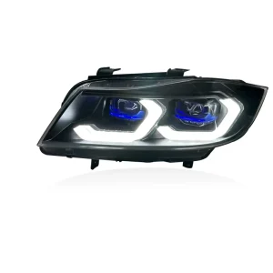 Car Led Headlight Exterior Lighting Daytime Running Light Turn Signal Led Light Fog Led Headlamp Assembly for E90 Headlights Lci
