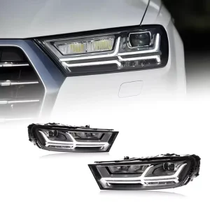 Car Led Headlight for Audi Q7 Assembly Modification of Aircraft LED Daytime Running Lights and Turn Signals
