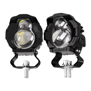 Car Led Headlights Super Bright External Modified Auxiliary Light Spotlights Offroad Fog Lens