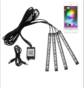 Car Led Interior Ambient Light App Control Multiple Color Atmosphere Lamp Vehicle Ambient Light Interior Light