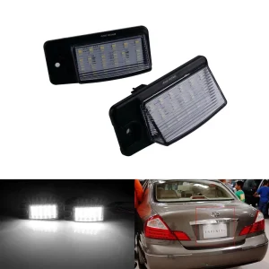 Car Led Number Plate Lights 26510 8990B 26510 8991D for Nissan Altima Rogue Maxima Infiniti Canbus